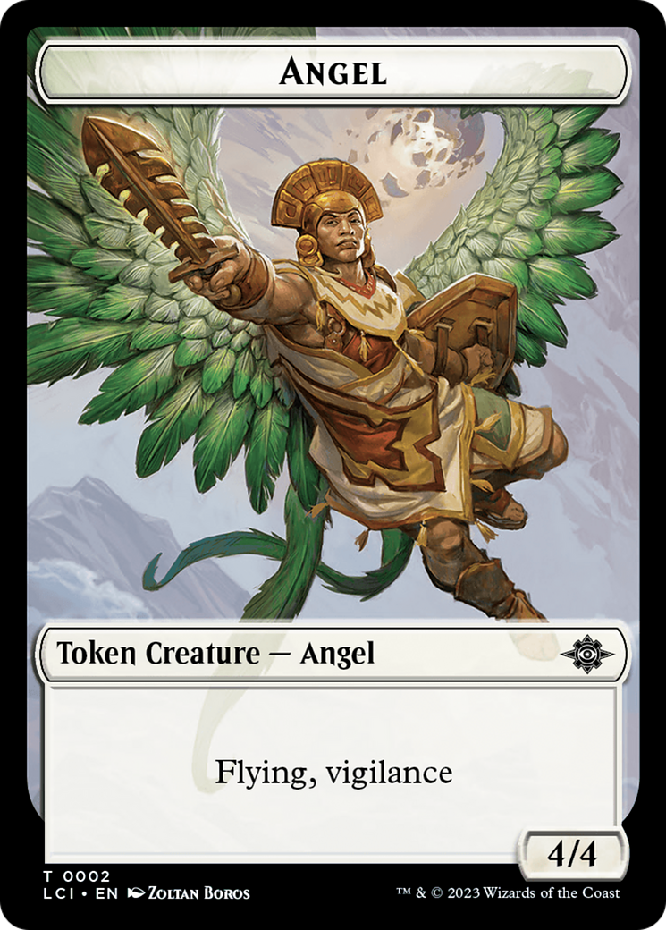 Angel Token [The Lost Caverns of Ixalan Tokens] | Event Horizon Hobbies CA