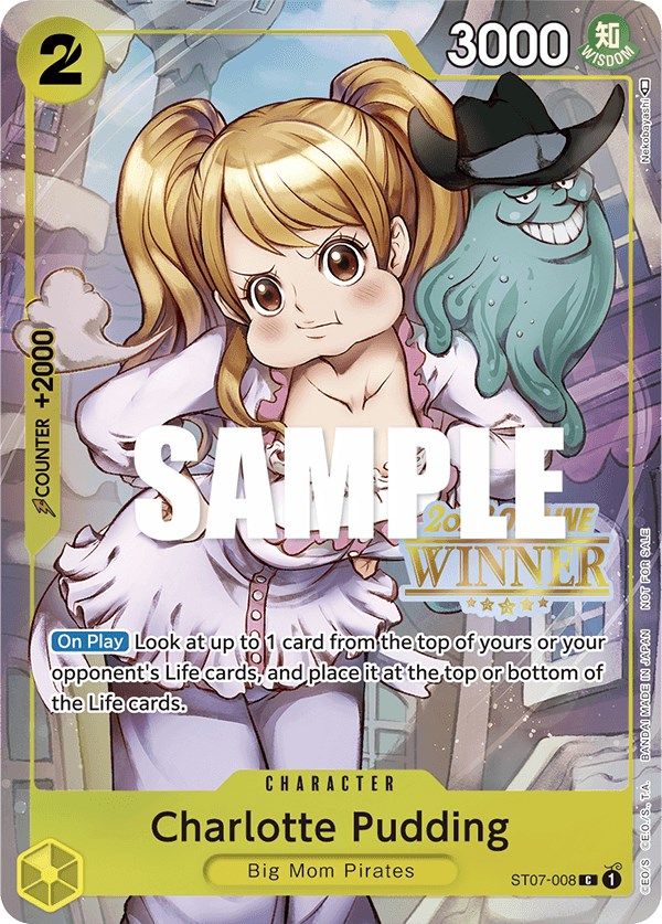 Charlotte Pudding (Offline Regional 2023) [Winner] [One Piece Promotion Cards] | Event Horizon Hobbies CA