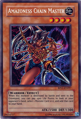 Amazoness Chain Master [RP01-EN097] Secret Rare | Event Horizon Hobbies CA