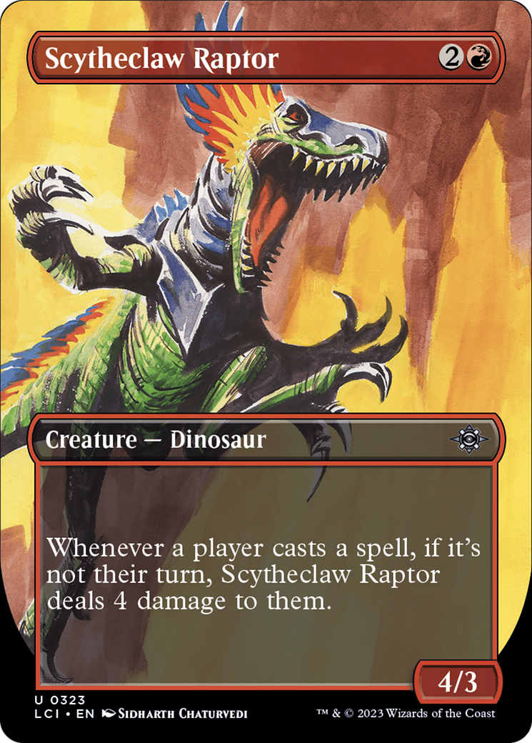 Scytheclaw Raptor (Borderless) [The Lost Caverns of Ixalan] | Event Horizon Hobbies CA