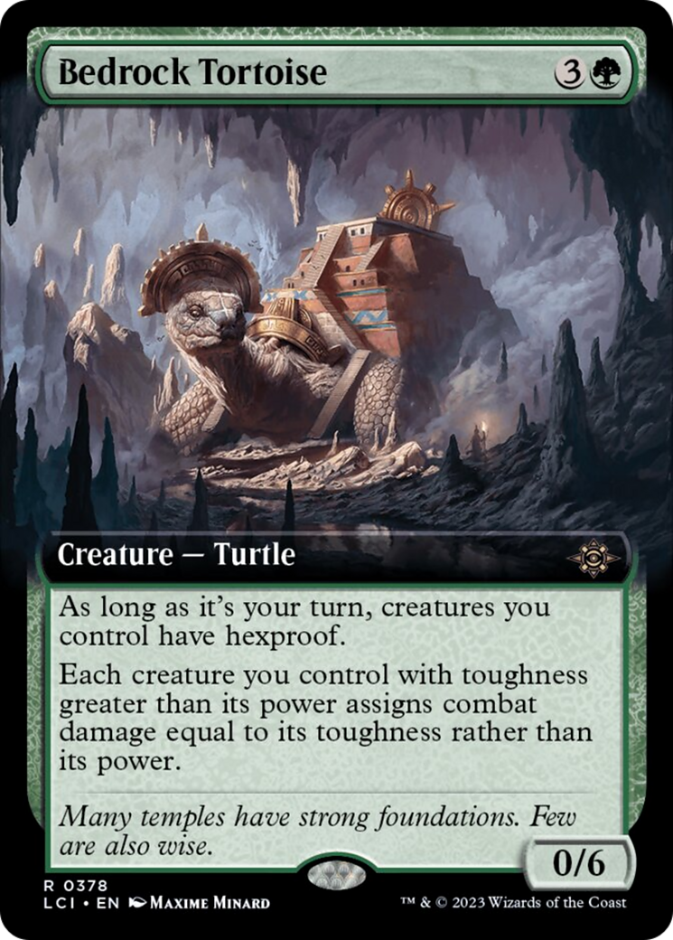 Bedrock Tortoise (Extended Art) [The Lost Caverns of Ixalan] | Event Horizon Hobbies CA