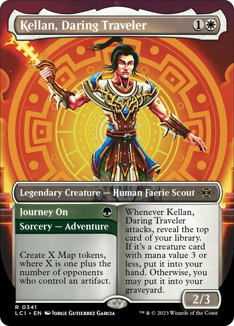 Kellan, Daring Traveler (Borderless) [The Lost Caverns of Ixalan] | Event Horizon Hobbies CA