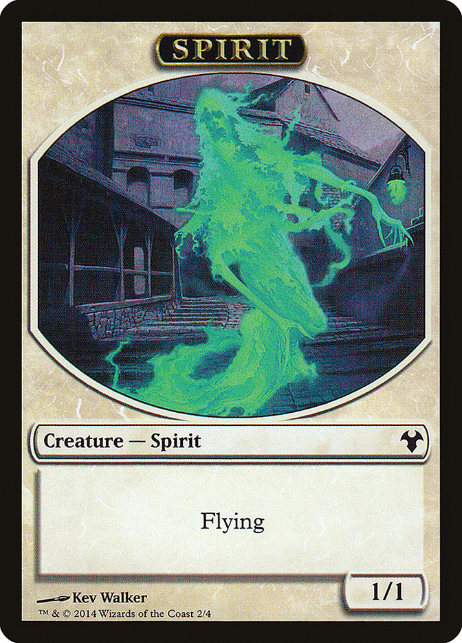 Soldier // Spirit Double-Sided Token [Modern Event Deck 2014 Tokens] | Event Horizon Hobbies CA