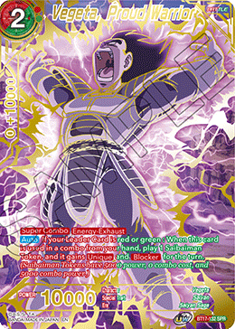 Vegeta, Proud Warrior (SPR) (BT17-132) [Ultimate Squad] | Event Horizon Hobbies CA