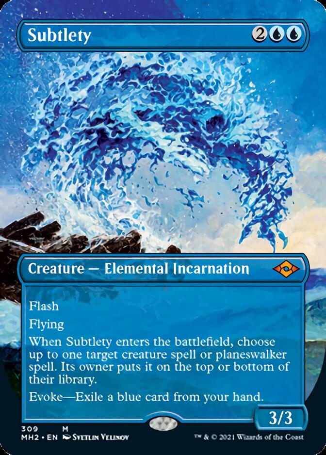 Subtlety (Borderless Alternate Art) [Modern Horizons 2] | Event Horizon Hobbies CA