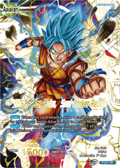 Super Saiyan God Son Goku // SSGSS Son Goku, Soul Striker Reborn (Gold Stamped) (P-211) [Promotion Cards] | Event Horizon Hobbies CA