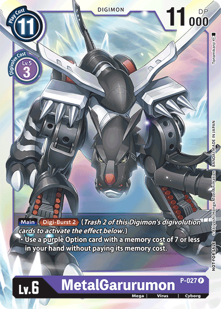 MetalGarurumon [P-027] [Promotional Cards] | Event Horizon Hobbies CA