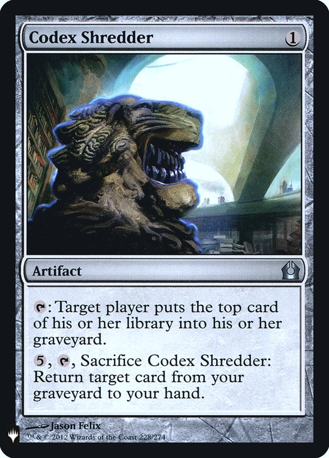 Codex Shredder [Mystery Booster] | Event Horizon Hobbies CA