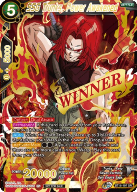 SSG Trunks, Power Awakened (Event Pack 10) (BT16-107) [Tournament Promotion Cards] | Event Horizon Hobbies CA