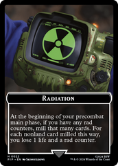 Radiation // Zombie Mutant Double-Sided Token [Fallout Tokens] | Event Horizon Hobbies CA