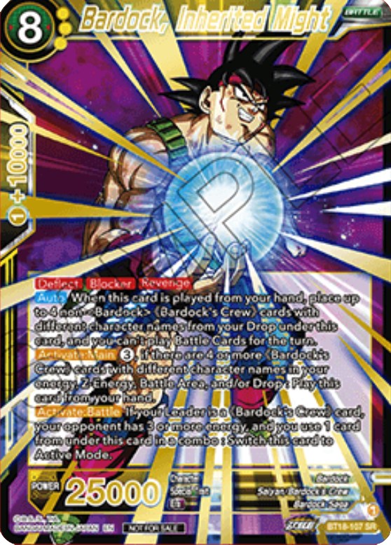 Bardock, Inherited Might (Zenkai Cup 2022 Top 32) (BT18-107) [Tournament Promotion Cards] | Event Horizon Hobbies CA