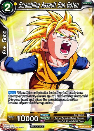 Scrambling Assault Son Goten (P-062) [Promotion Cards] | Event Horizon Hobbies CA