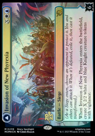 Invasion of New Phyrexia // Teferi Akosa of Zhalfir [March of the Machine Prerelease Promos] | Event Horizon Hobbies CA