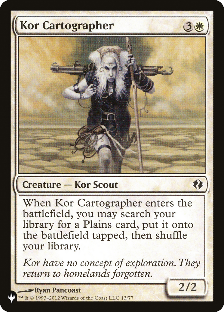 Kor Cartographer [The List] | Event Horizon Hobbies CA