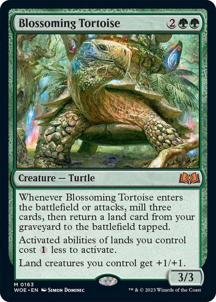 Blossoming Tortoise [Wilds of Eldraine] | Event Horizon Hobbies CA