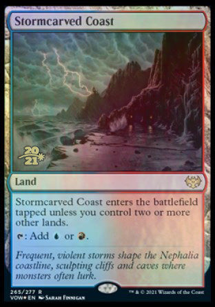 Stormcarved Coast [Innistrad: Crimson Vow Prerelease Promos] | Event Horizon Hobbies CA