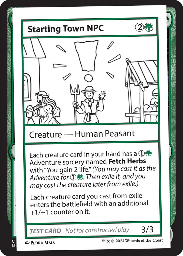 Starting Town NPC [Mystery Booster 2 Playtest Cards] | Event Horizon Hobbies CA