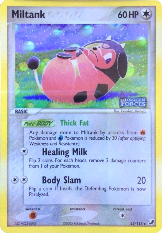 Miltank (42/115) (Stamped) [EX: Unseen Forces] | Event Horizon Hobbies CA