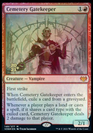 Cemetery Gatekeeper [Innistrad: Crimson Vow Prerelease Promos] | Event Horizon Hobbies CA