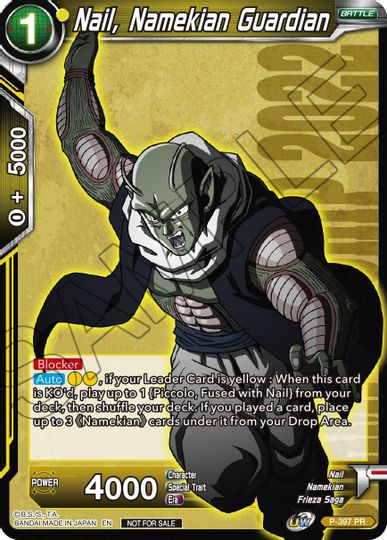 Nail, Namekian Guardian (P-397) [Promotion Cards] | Event Horizon Hobbies CA