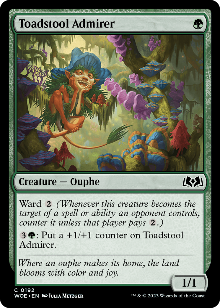 Toadstool Admirer [Wilds of Eldraine] | Event Horizon Hobbies CA