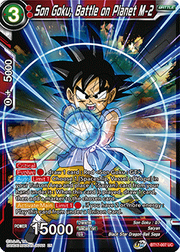 Son Goku, Battle on Planet M-2 (BT17-007) [Ultimate Squad] | Event Horizon Hobbies CA