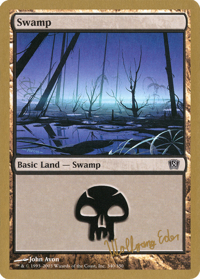 Swamp (we340) (Wolfgang Eder) [World Championship Decks 2003] | Event Horizon Hobbies CA