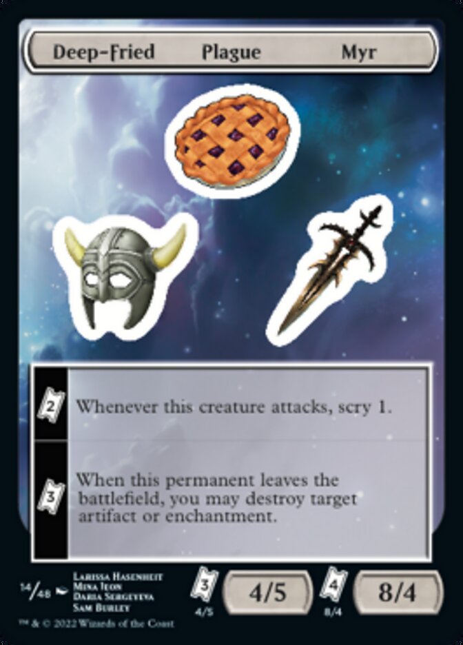 Deep-Fried Plague Myr [Unfinity Stickers] | Event Horizon Hobbies CA