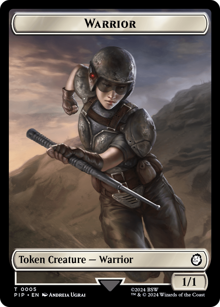 Energy Reserve // Warrior Double-Sided Token [Fallout Tokens] | Event Horizon Hobbies CA