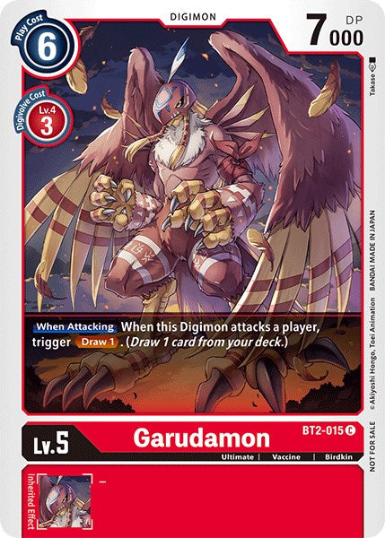 Garudamon [BT2-015] (Official Tournament Pack Vol.3) [Release Special Booster Promos] | Event Horizon Hobbies CA