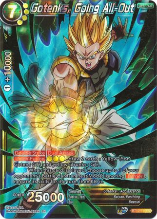 Gotenks, Going All-Out (BT10-110) [Rise of the Unison Warrior 2nd Edition] | Event Horizon Hobbies CA