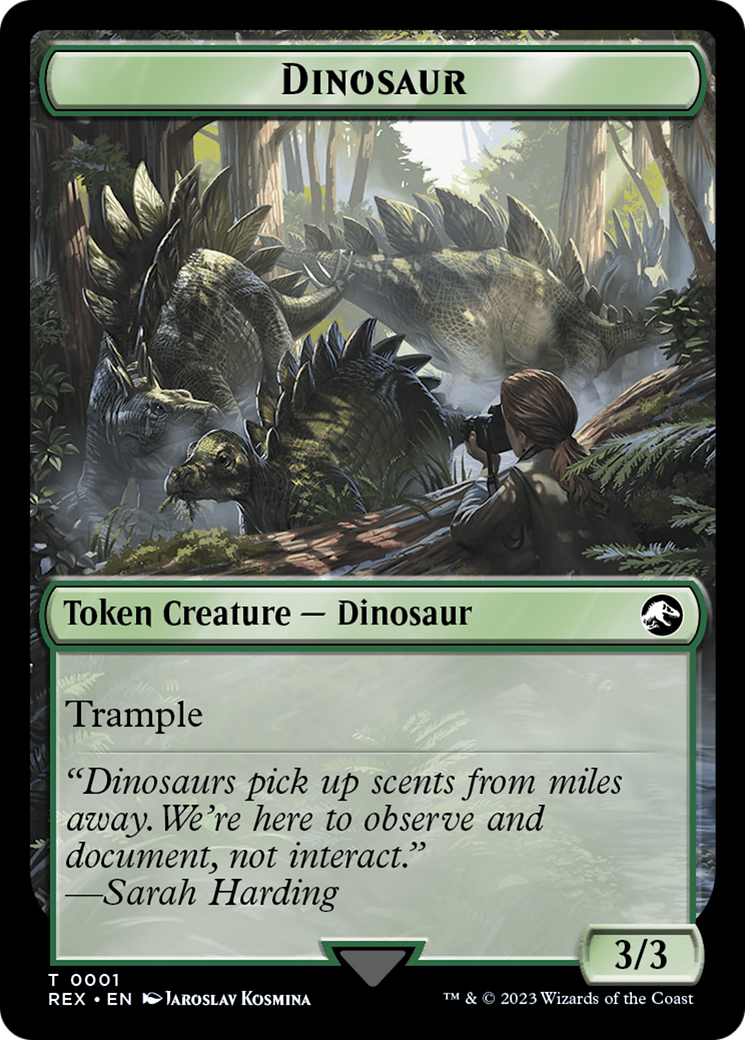 Copy // Dinosaur (0001) Double-Sided Token [The Lost Caverns of Ixalan Tokens] | Event Horizon Hobbies CA