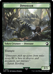 Fungus Dinosaur // Dinosaur (0001) Double-Sided Token [The Lost Caverns of Ixalan Tokens] | Event Horizon Hobbies CA