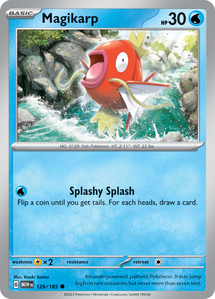 Magikarp (129/165) [Scarlet & Violet: 151] | Event Horizon Hobbies CA