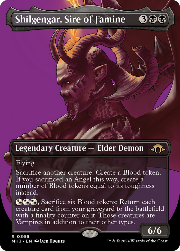 Shilgengar, Sire of Famine (Borderless) [Modern Horizons 3] | Event Horizon Hobbies CA