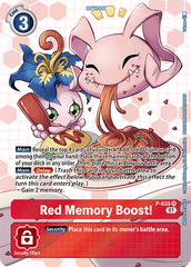 Red Memory Boost! [P-035] (Box Promotion Pack - Next Adventure) [Promotional Cards] | Event Horizon Hobbies CA