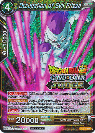 Occupation of Evil Frieza (P-018) [Judge Promotion Cards] | Event Horizon Hobbies CA