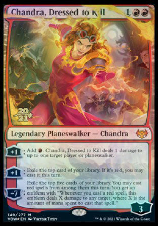 Chandra, Dressed to Kill [Innistrad: Crimson Vow Prerelease Promos] | Event Horizon Hobbies CA