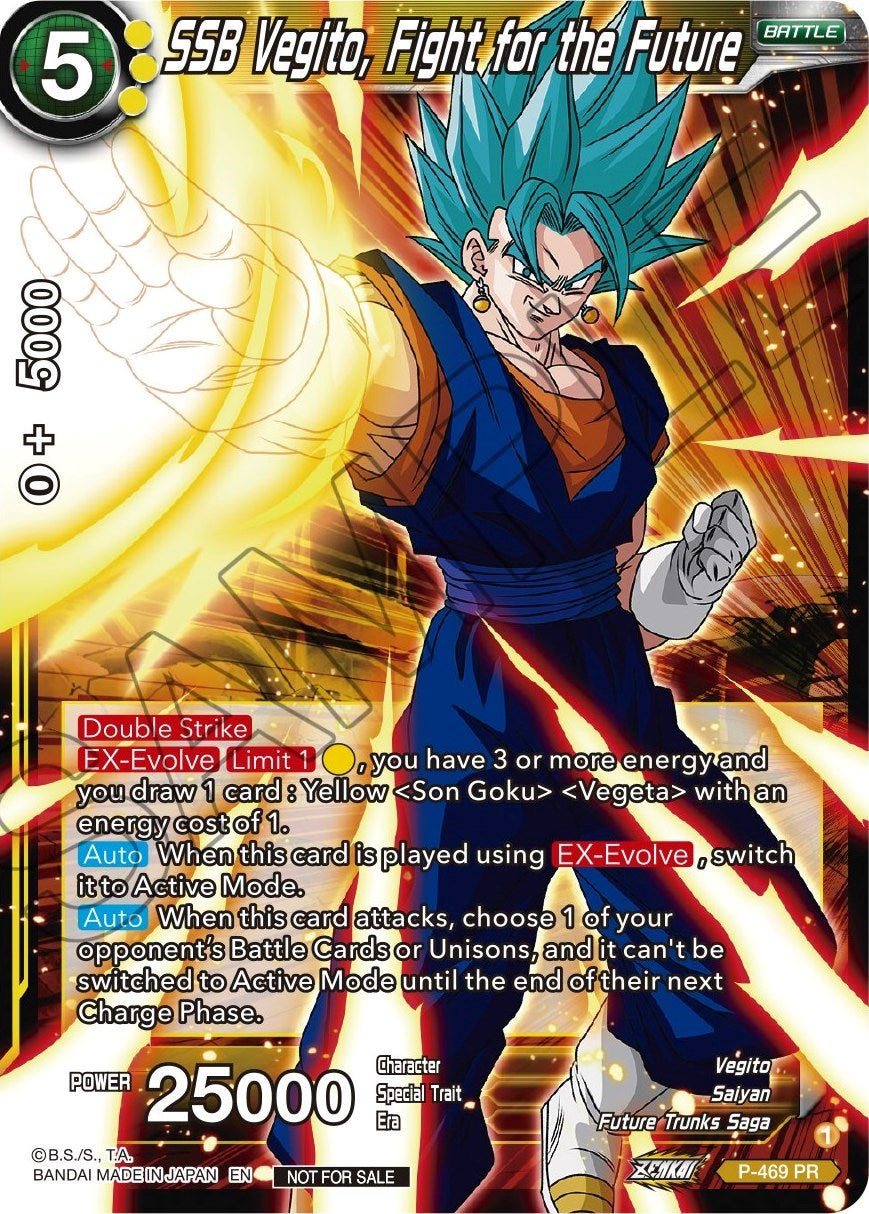 SSB Vegito, Fight for the Future (Z03 Dash Pack) (P-469) [Promotion Cards] | Event Horizon Hobbies CA