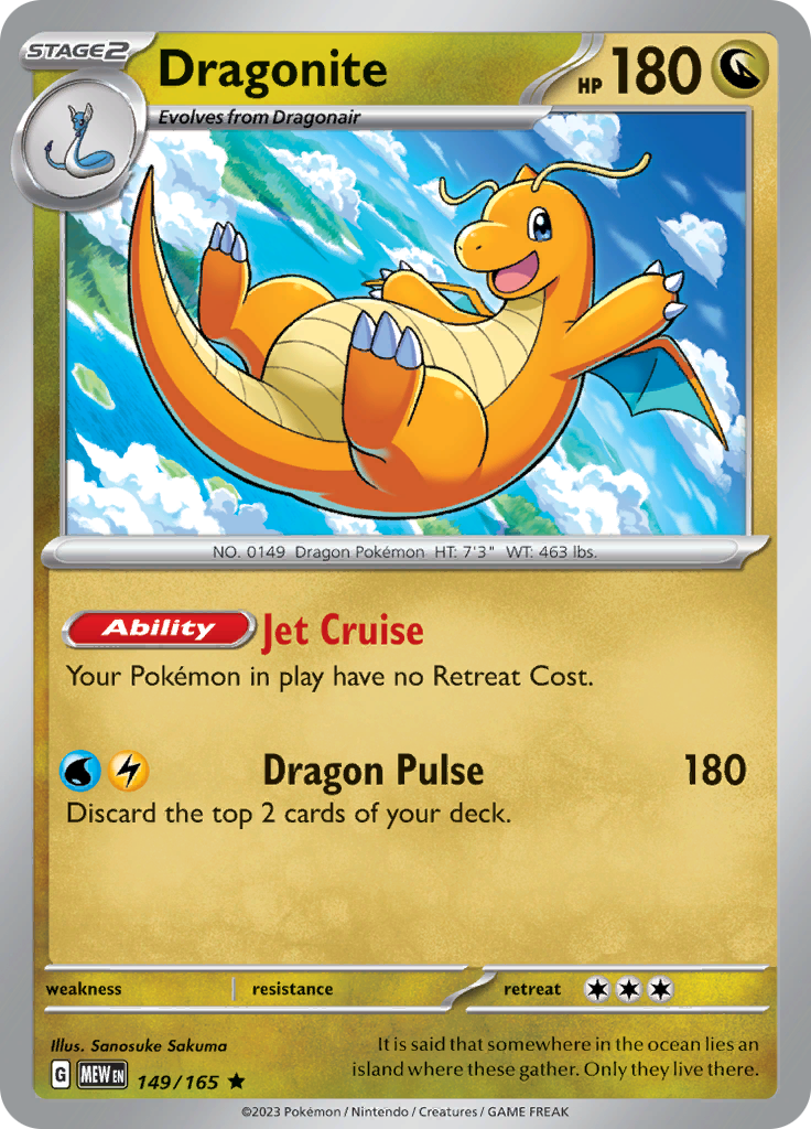 Dragonite (149/165) [Scarlet & Violet: 151] | Event Horizon Hobbies CA