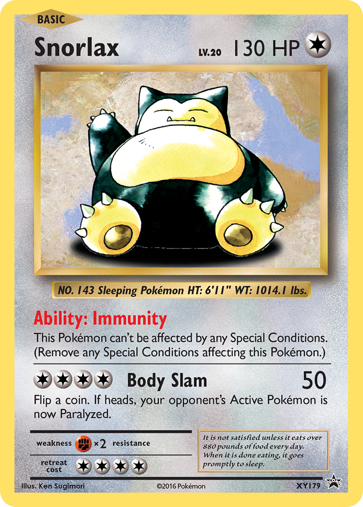 Snorlax (XY179) [XY: Black Star Promos] | Event Horizon Hobbies CA