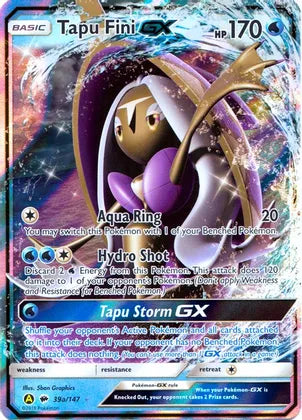 Tapu Fini GX (39a/147) [Alternate Art Promos] | Event Horizon Hobbies CA