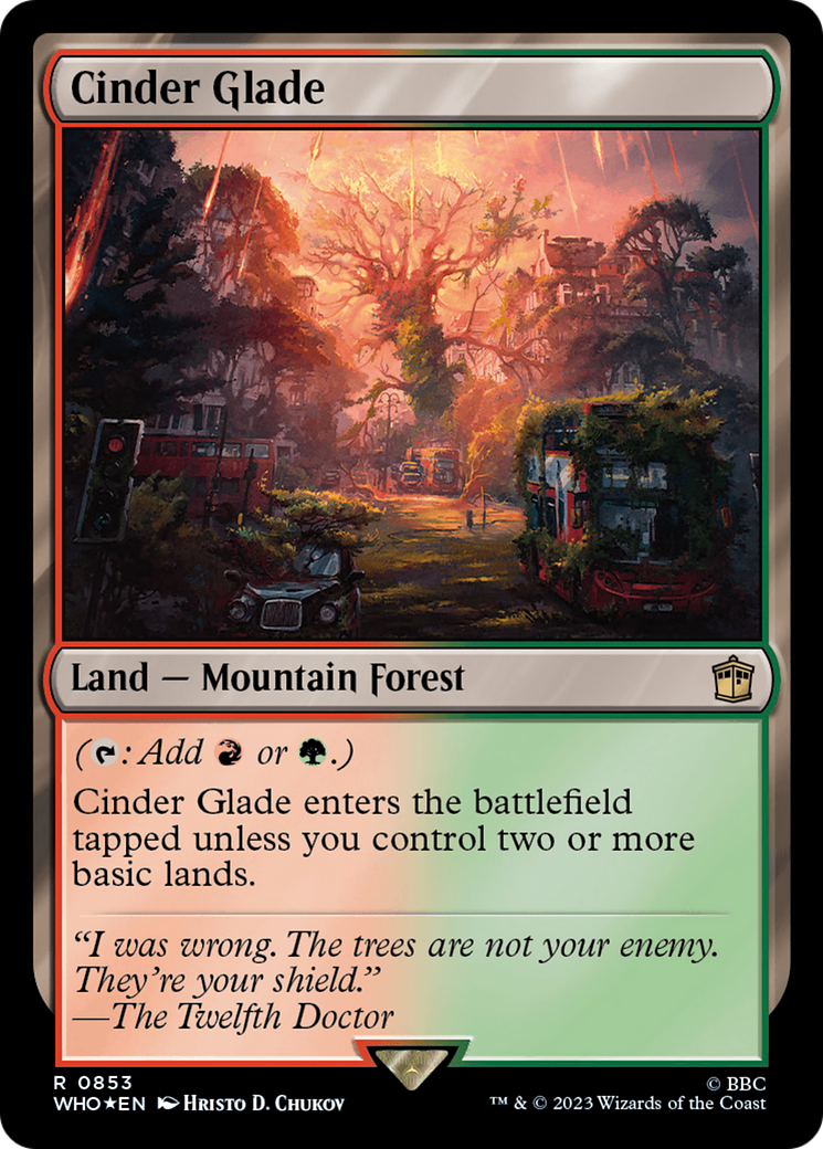 Cinder Glade (Surge Foil) [Doctor Who]