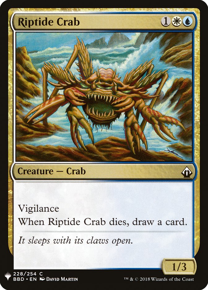 Riptide Crab [Mystery Booster] | Event Horizon Hobbies CA