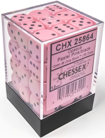 Dice - Chessex - 12mm D6 (36pc) - Opaque