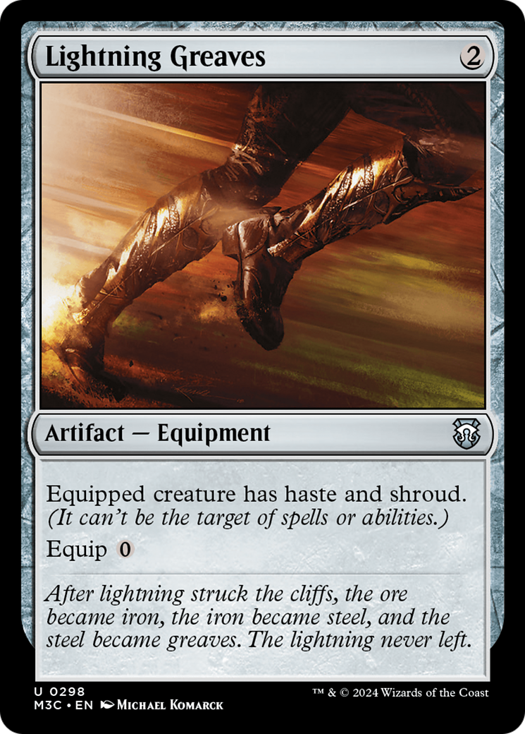 Lightning Greaves [Modern Horizons 3 Commander] | Event Horizon Hobbies CA