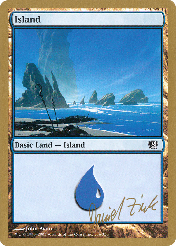 Island (dz336) (Daniel Zink) [World Championship Decks 2003] | Event Horizon Hobbies CA