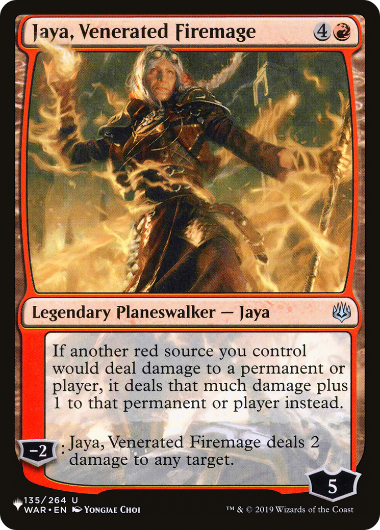 Jaya, Venerated Firemage [The List Reprints] | Event Horizon Hobbies CA