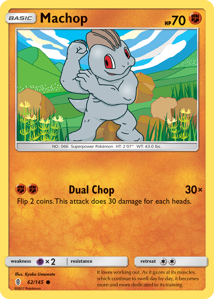 Machop (62/145) [Sun & Moon: Guardians Rising] | Event Horizon Hobbies CA