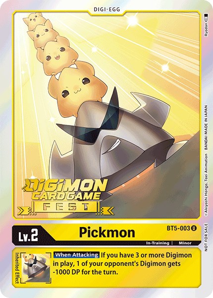 Pickmon [BT5-003] (Digimon Card Game Fest 2022) [Battle of Omni Promos] | Event Horizon Hobbies CA